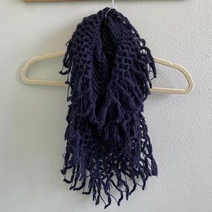 Knit tube scarf